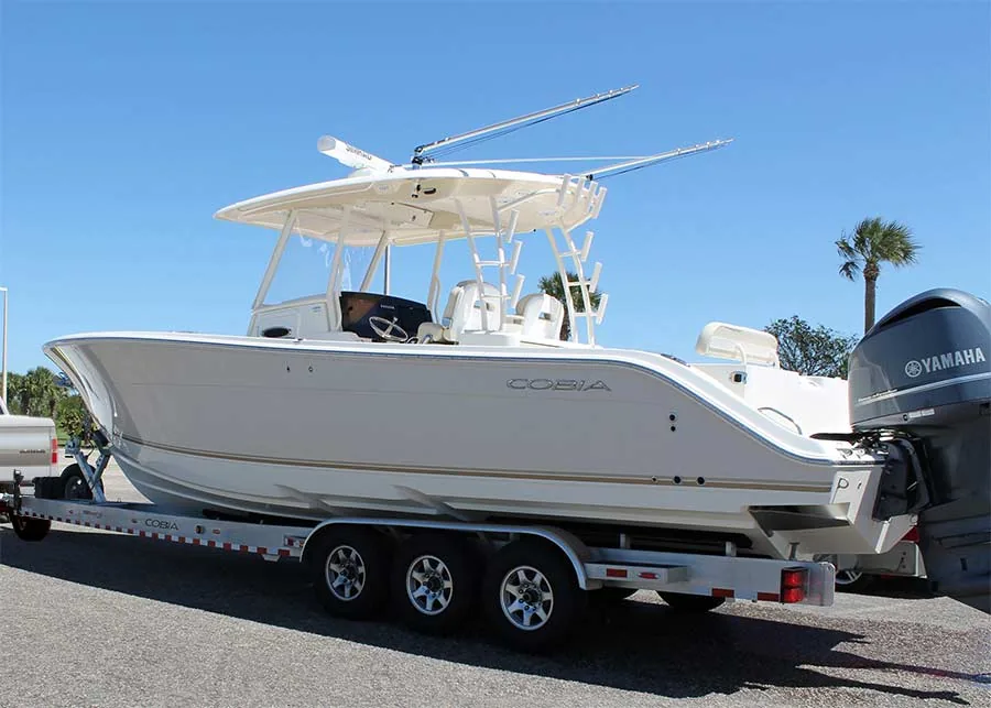 Washington boat loaded on a trailer for recovery and towing
