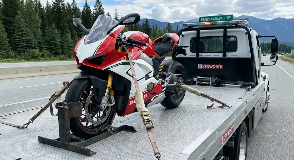 Washington motorcycle tow truck service